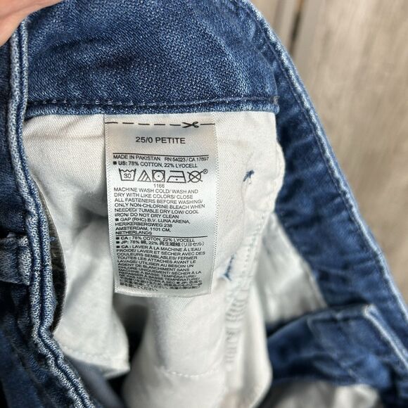 Banana Republic Jeans Ultra High Rise Wide Leg Blue Color - Picture 7 of 7